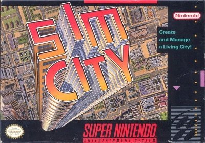 Sim City SNES Capa