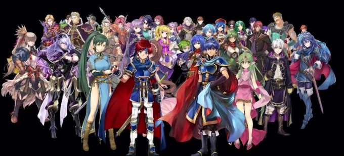 Pesonagens de Fire Emblem Heroes