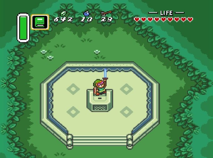 Fita / Cartucho The Legend of Zelda A Link To The Past Salvando