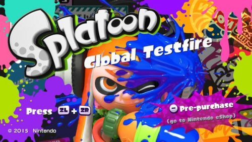 Splatoon Golbal Testfire