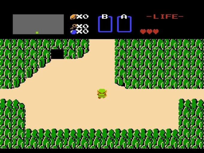 The Legend of Zelda - Primeira tela