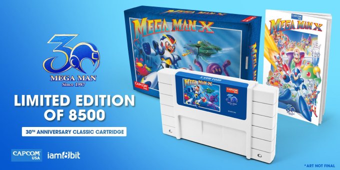 Caixa, cartucho e manual de Mega Man X