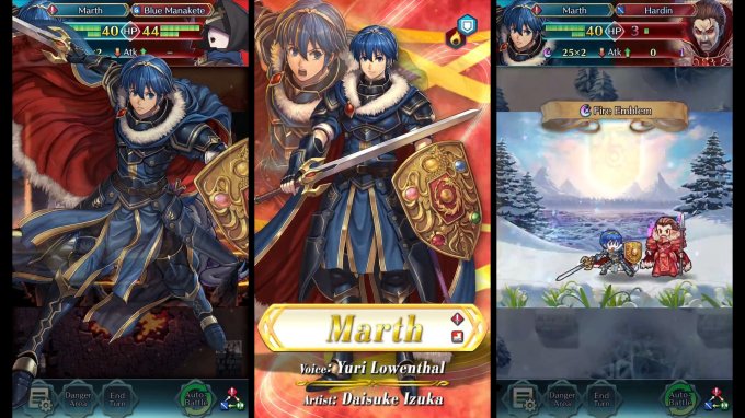 Marth em Fire Emblem Heroes