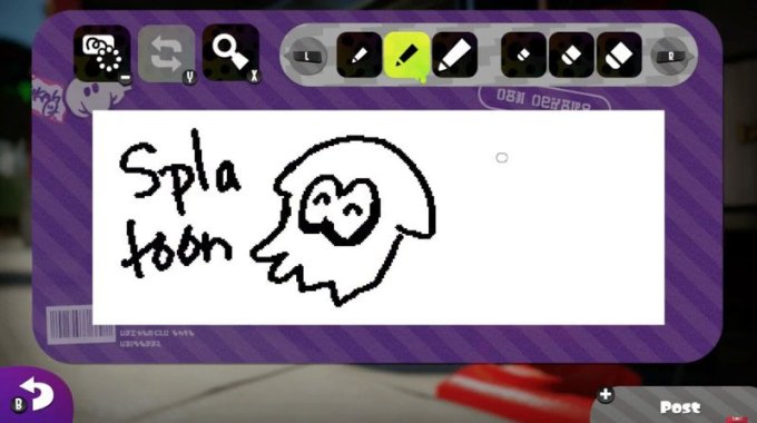 Desenho em Splatoon 2