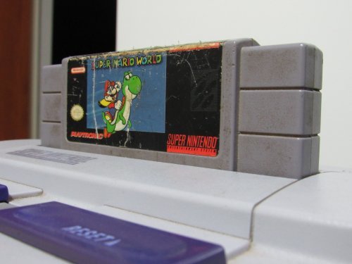 Cartucho de Super Mario World