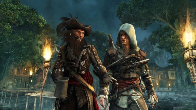 Barba Nega e Edward Kenway