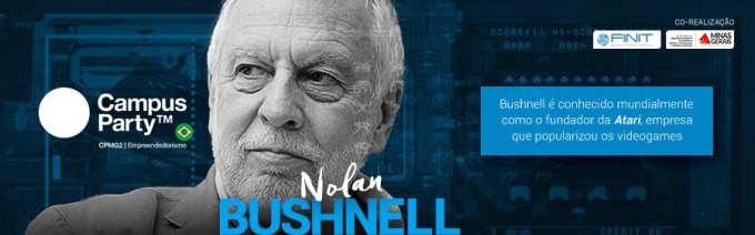 Nolan Bushnell na Campus Party MG 2017