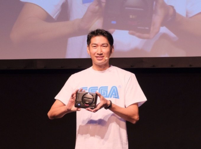 Sega apresentando o Mega Drive Mini