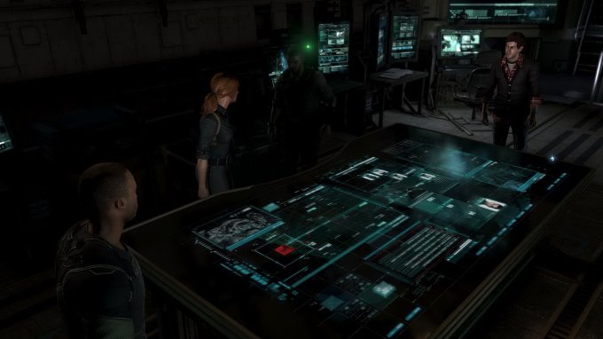 Isaac Briggs, Sam Fisher, Anna Grímsdóttir e Charlie Cole