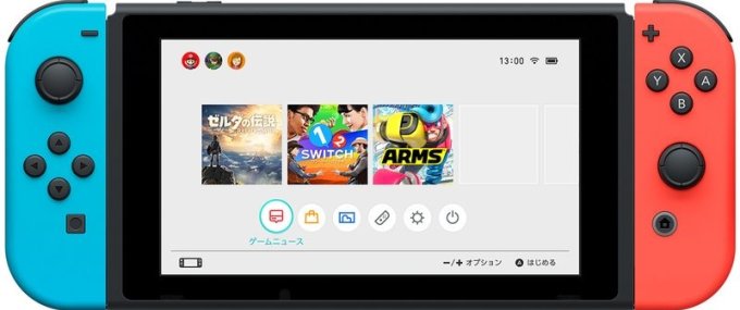 Nintendo Switch - Interface