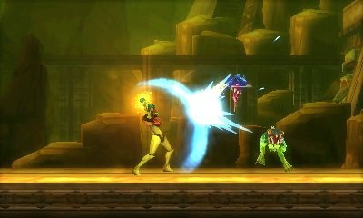 Samus dando um contra-ataque