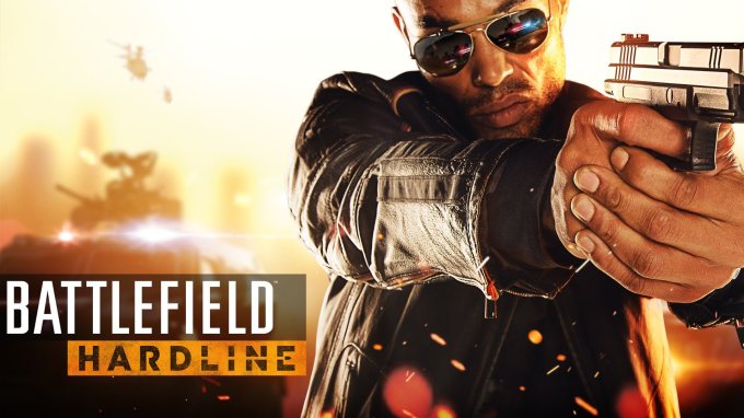 Capa Battlefield Hardline - homem apontando arma