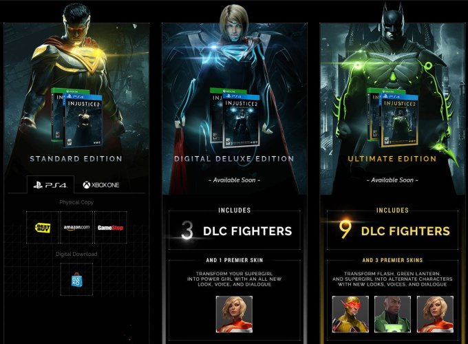 Injustice 2 - Versões