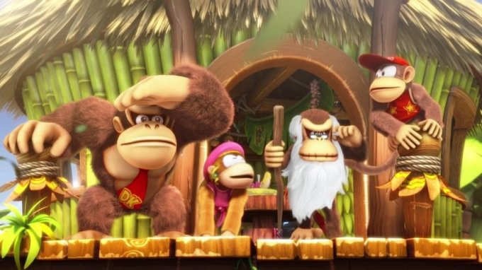 Donkey Kong e sua trupe