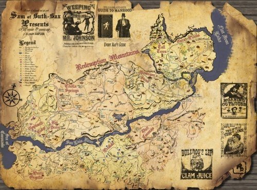 Mapa geral de RDR