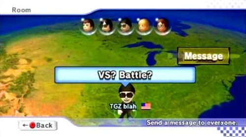 Mario Kart Wii Chat Room