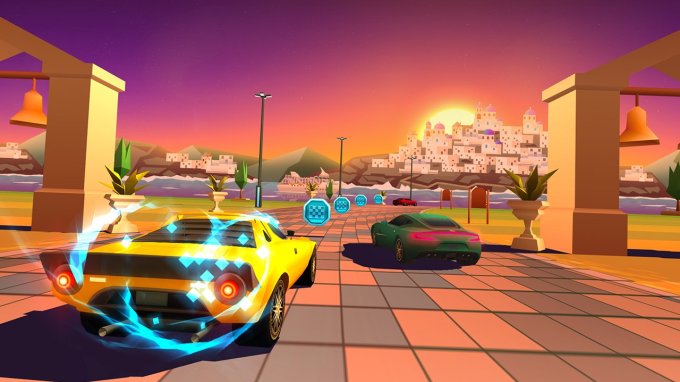 Horizon Chase - fichas azuis