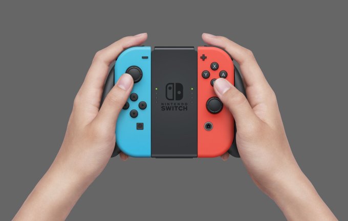 Joy-Con com Joy-Con Grip