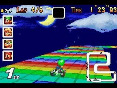 snes rainbow road